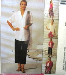 4035 EZ LOOSE SHIRT,TOP, SHORTS,PANTS,SKIRT PATTERN 10-16, 18-24